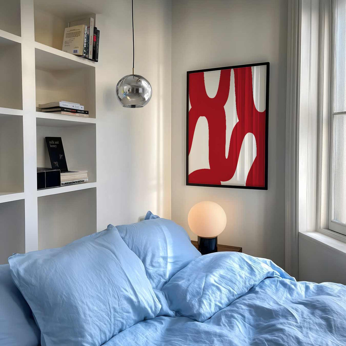 Moderne Abstracte Kunstposter – abstracte poster als moderne staande wanddecoratie