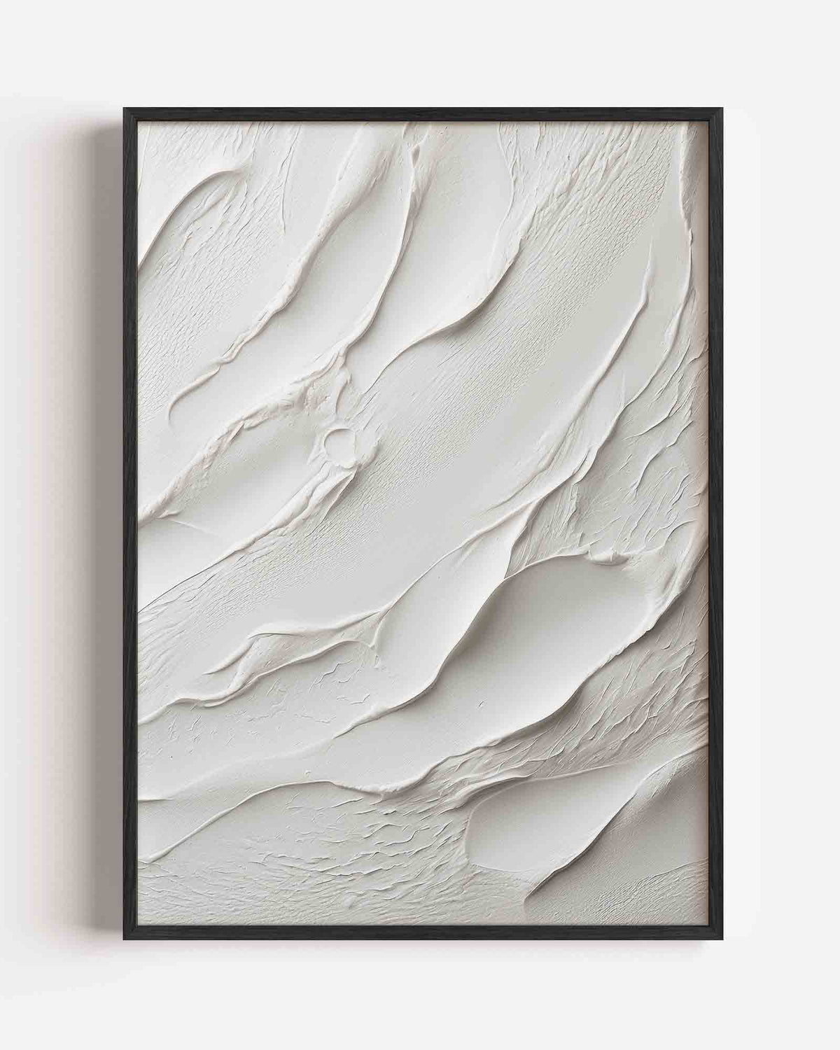 Witte textuur – zacht abstracte portret poster als wanddecoratie