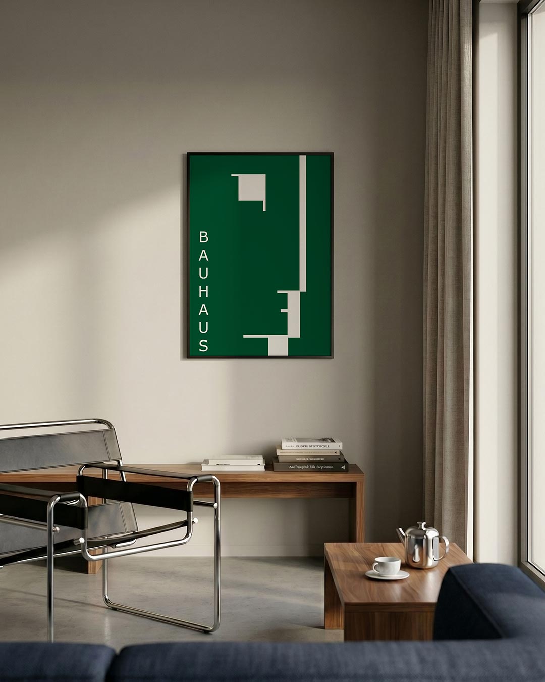 – geometrische poster in Bauhaus-stijl van WallArtistic