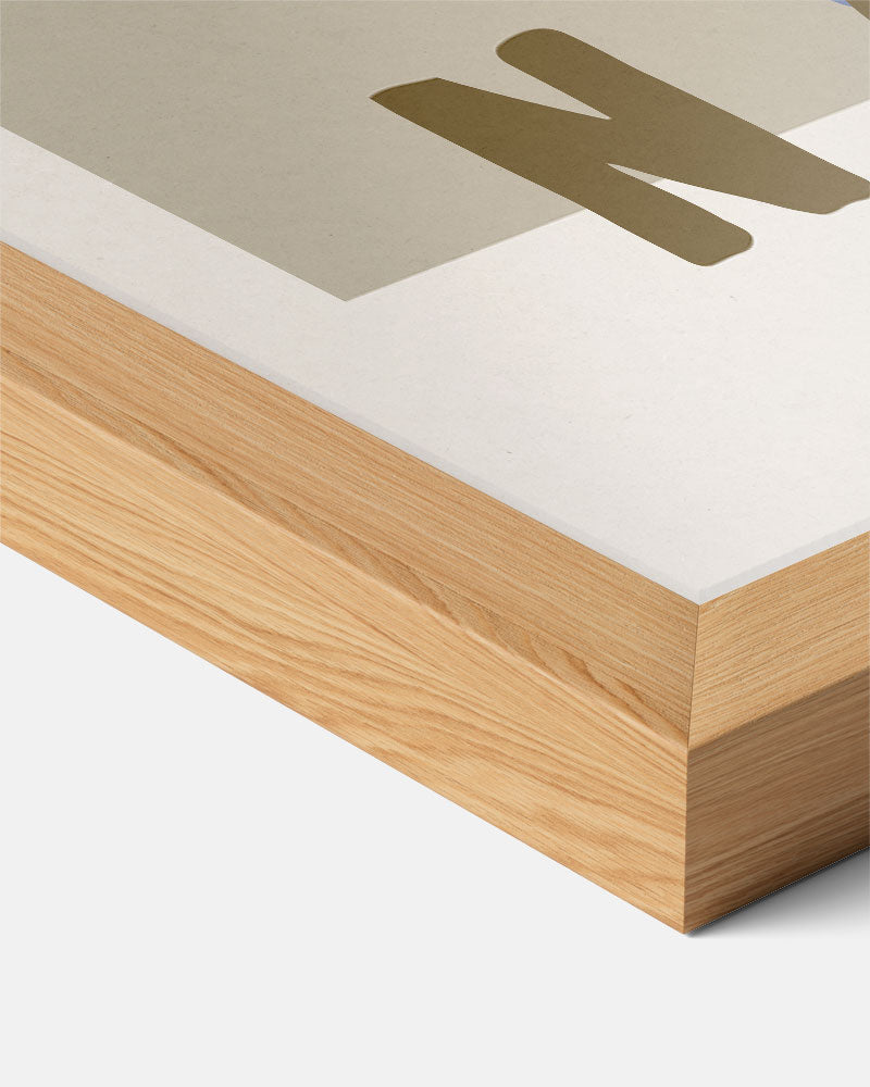 Abstracte – staande tekst wanddecoratie van WallArtistic