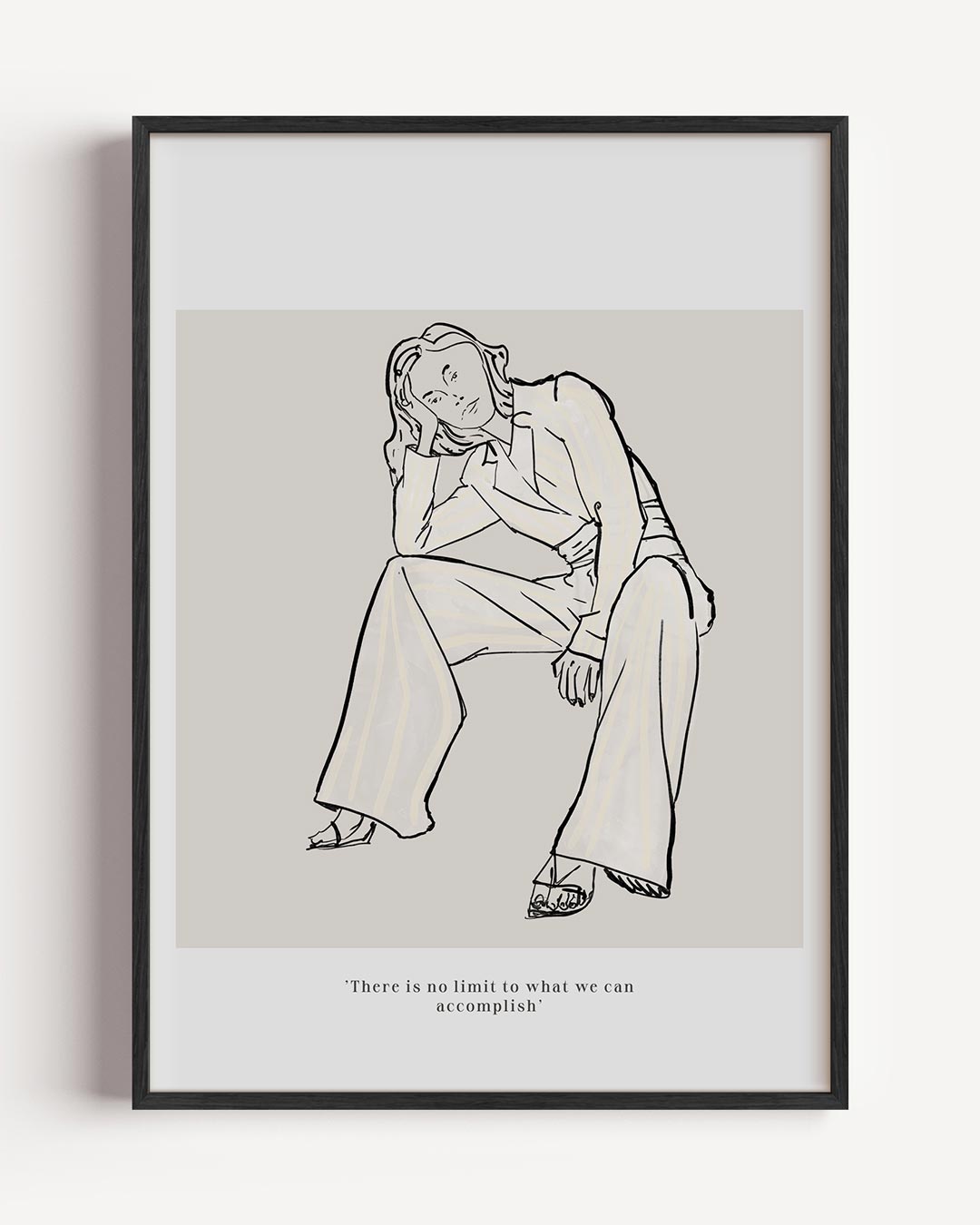 Inspirerende Damesportret – vrouwelijk portret poster als wanddecoratie