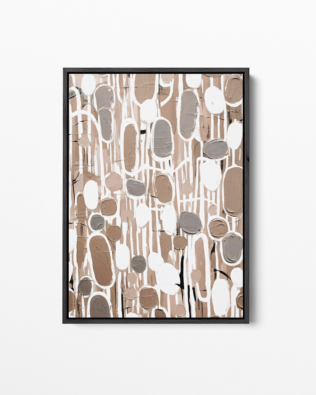 Organische vormen compositie – staand wanddecoratie kunstwerk