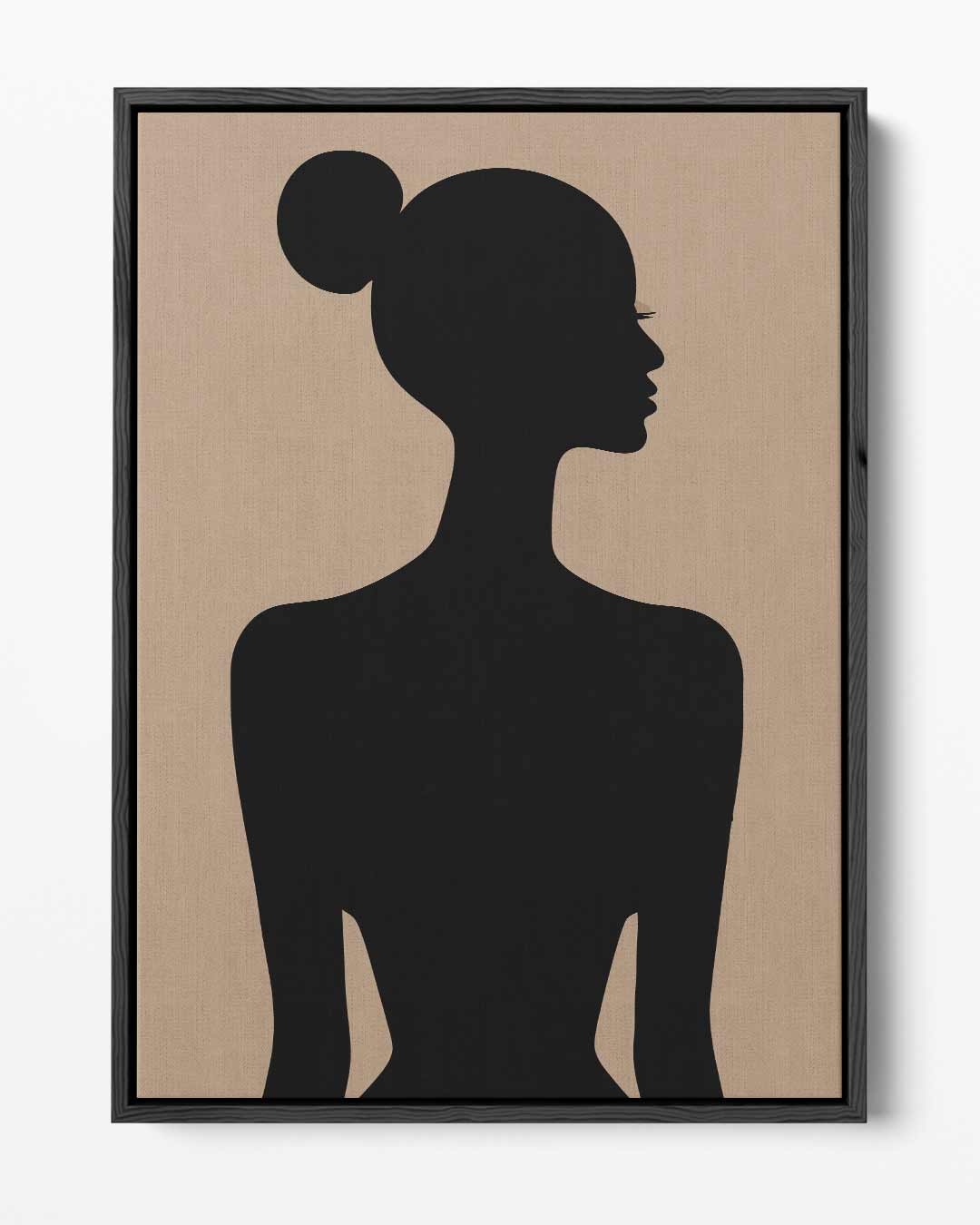 Elegante Schaduw Silhouet – portret kunstwerk als wanddecoratie