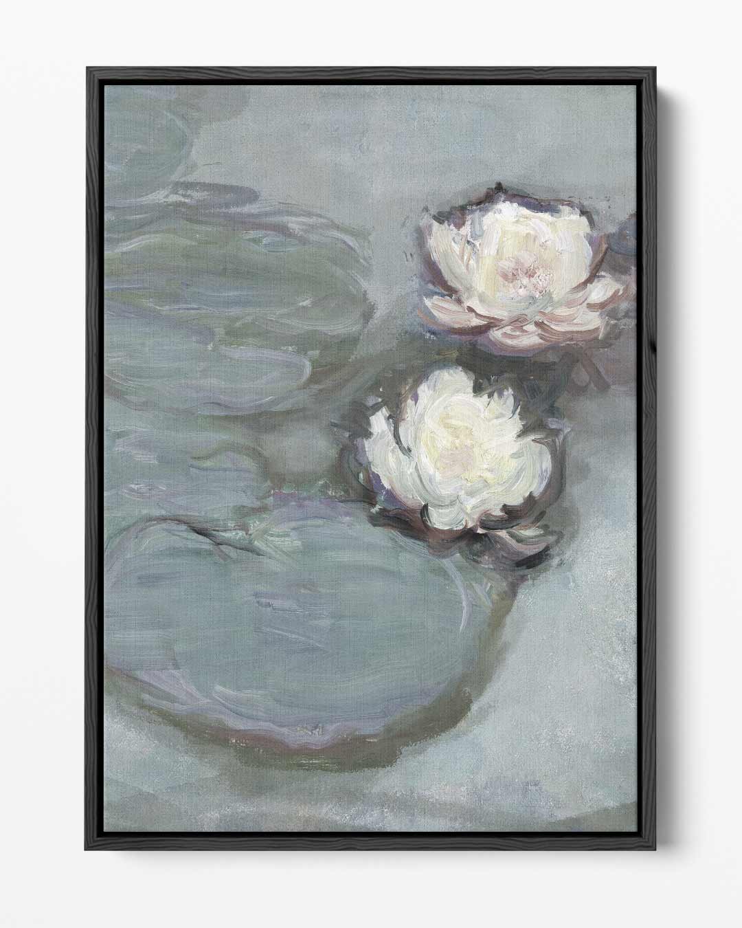 Dromerige Waterlelies – portret kunstwerk als wanddecoratie