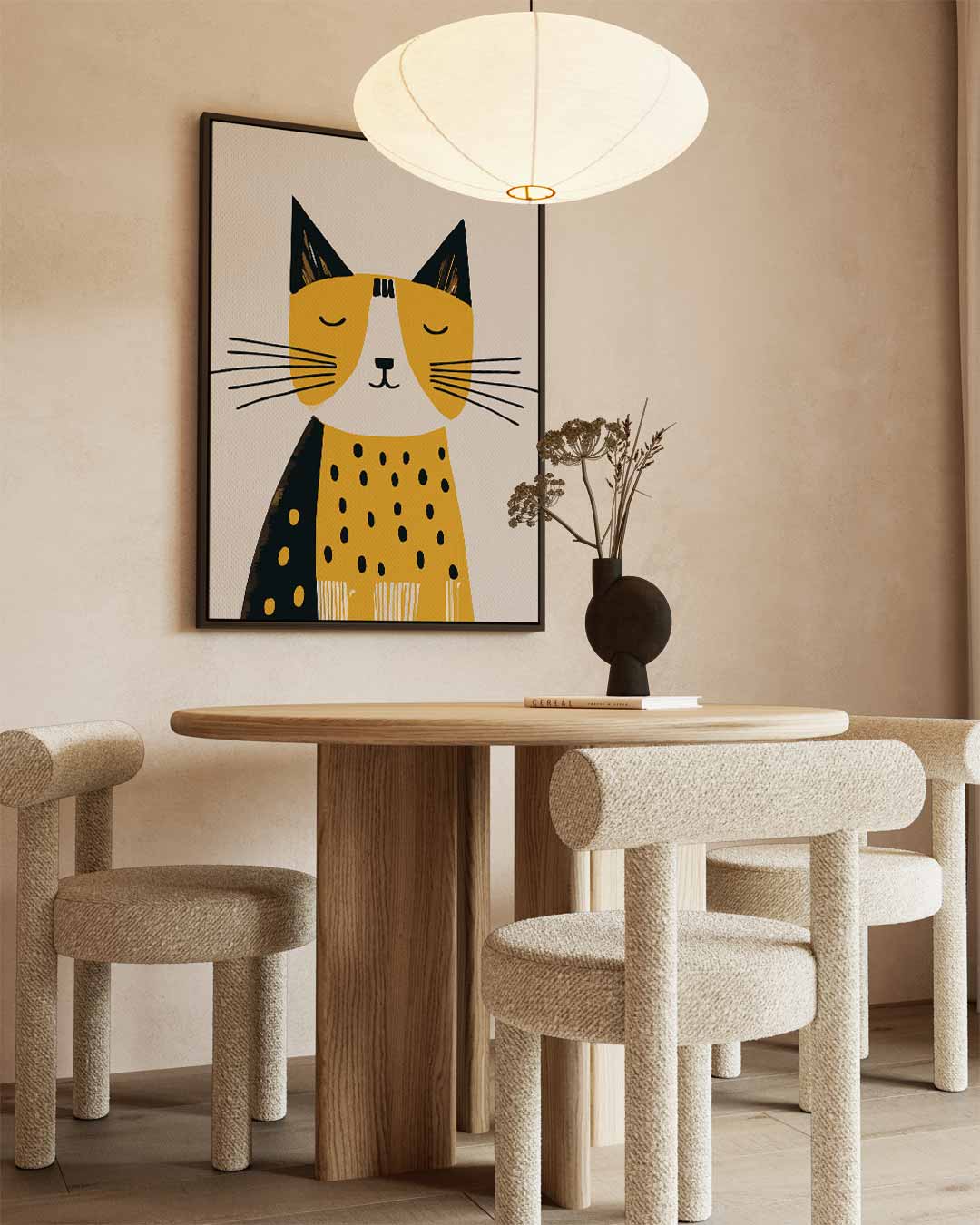 Sfeervol Kattenkunstwerk – staand kunstwerk voor modern interieur