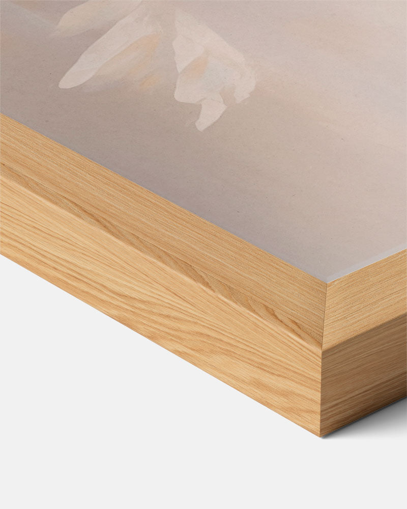 Bloemenpracht Abstracte Kunst – abstracte textuur poster in staand formaat