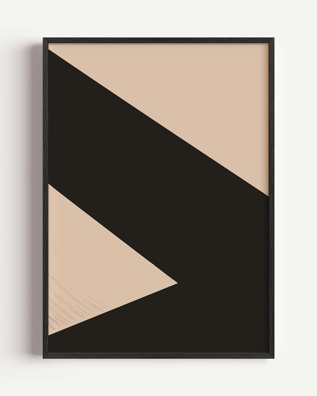 Moderne Stijl Abstract – kleurrijke abstracte portret poster als wanddecoratie