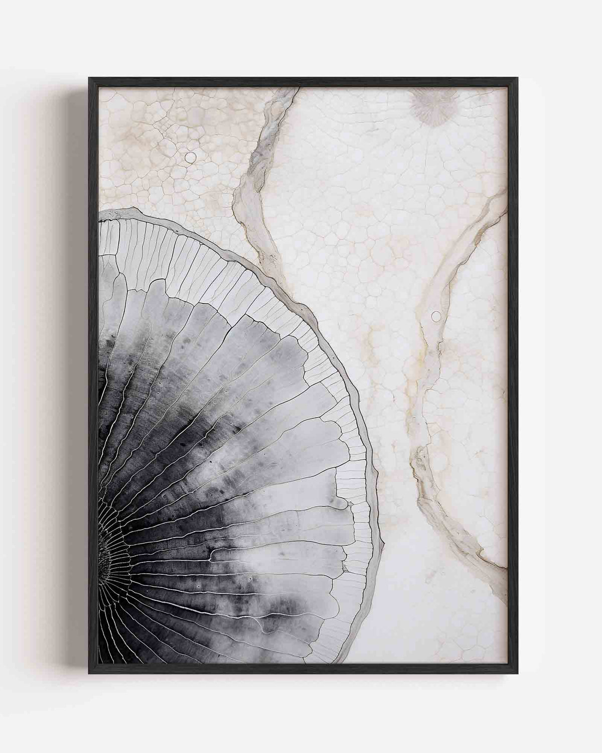 Organische vormen – zacht abstracte portret poster als wanddecoratie