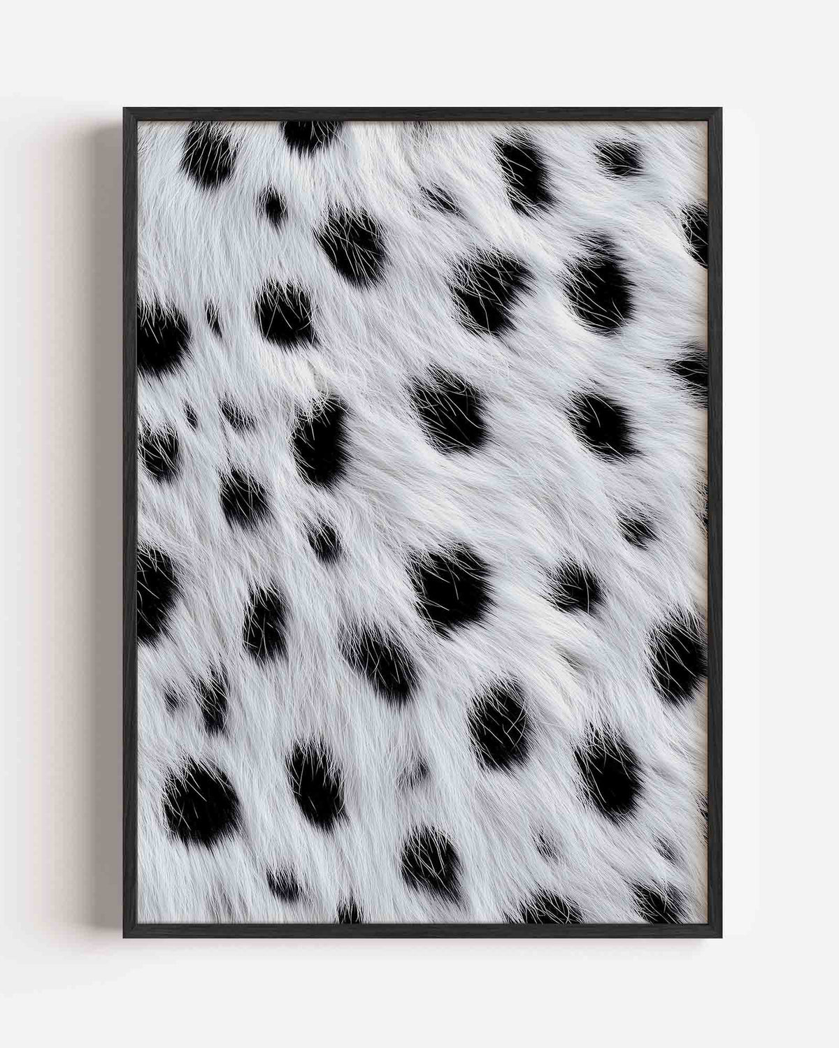 Zwart witte stippen – safari portret poster als wanddecoratie
