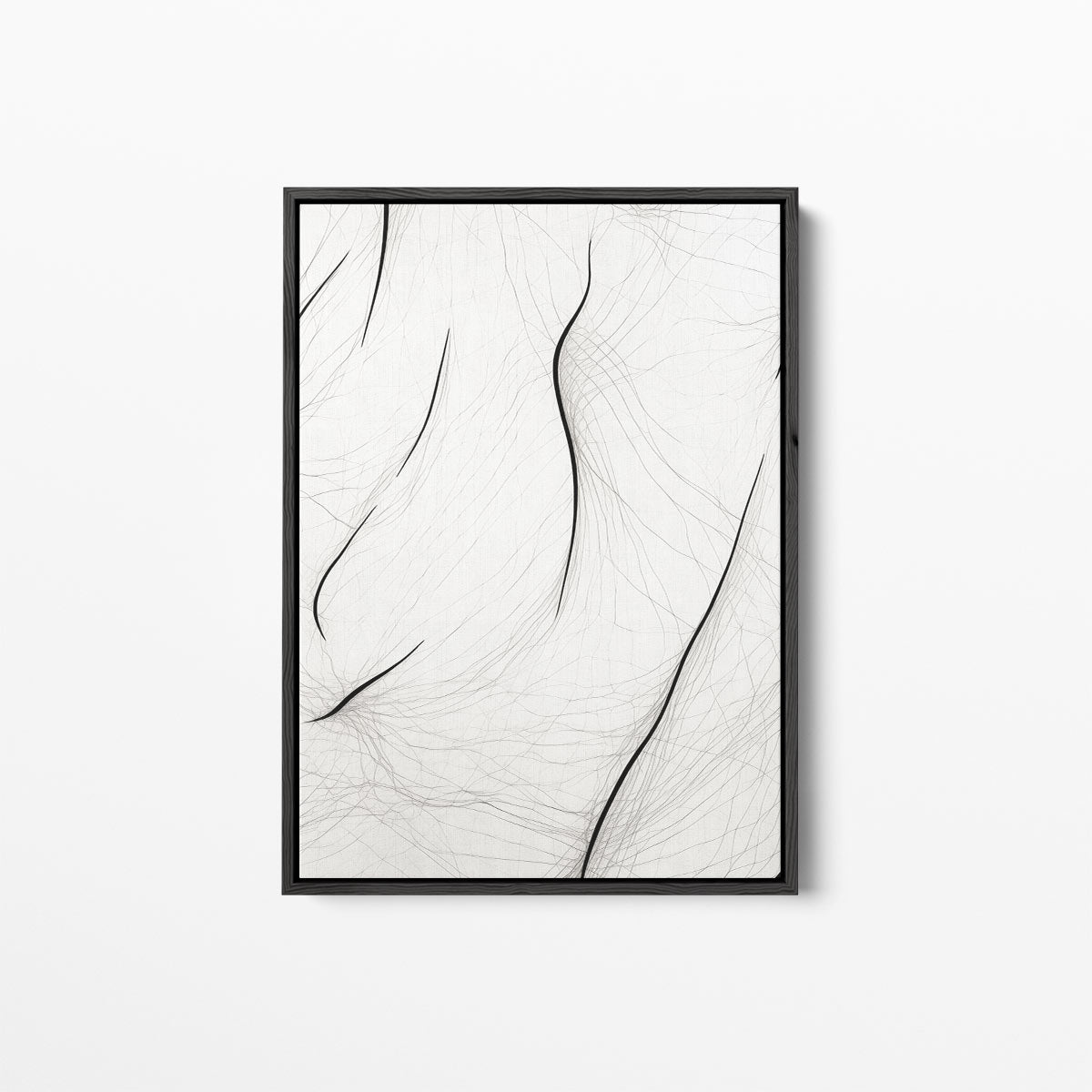 Dansende Lijnen – canvas kunstwerk als wanddecoratie