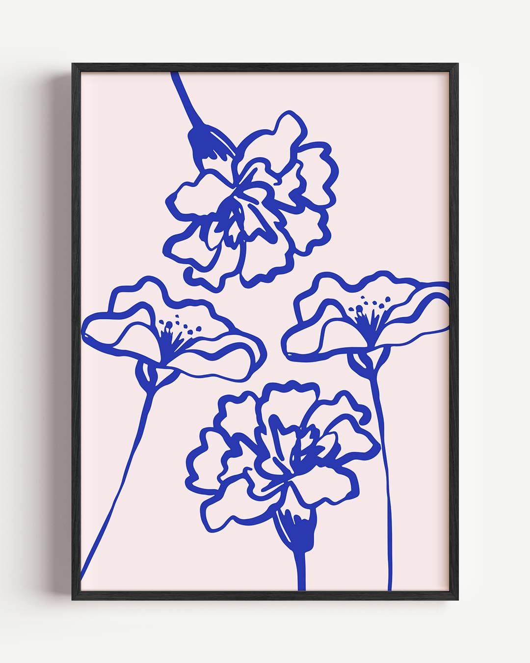 Moderne Bloemenpracht – keuken portret poster als wanddecoratie