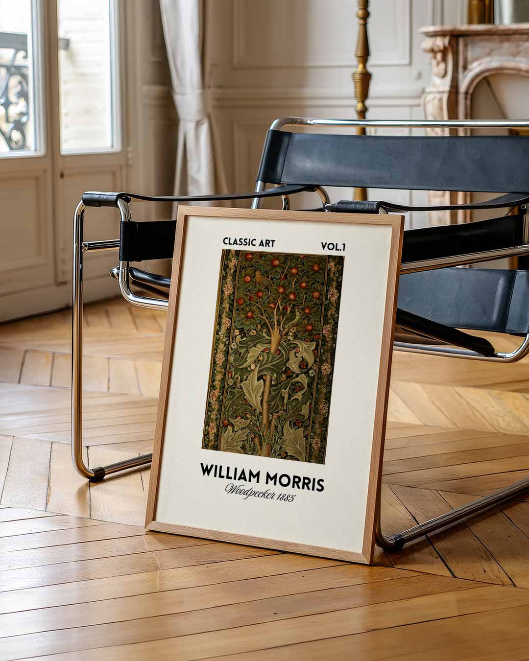 Abstracte – William Morris poster in staand formaat