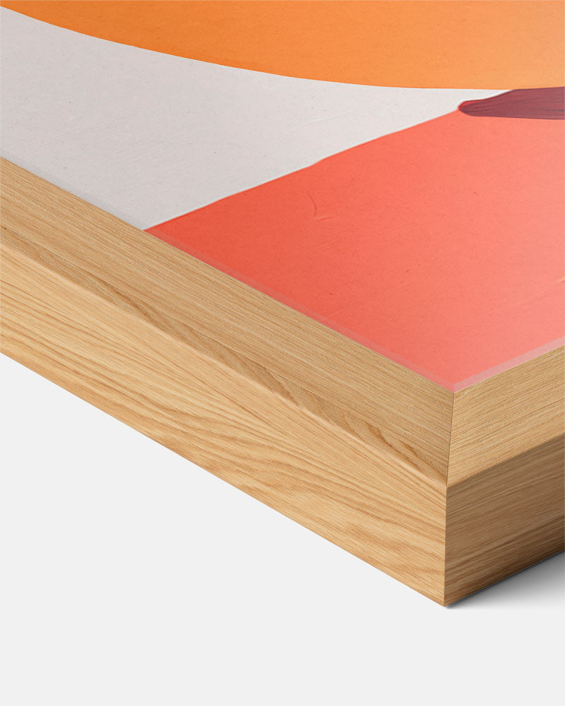 Moderne Peer Illustratie – staande keuken wanddecoratie van WallArtistic