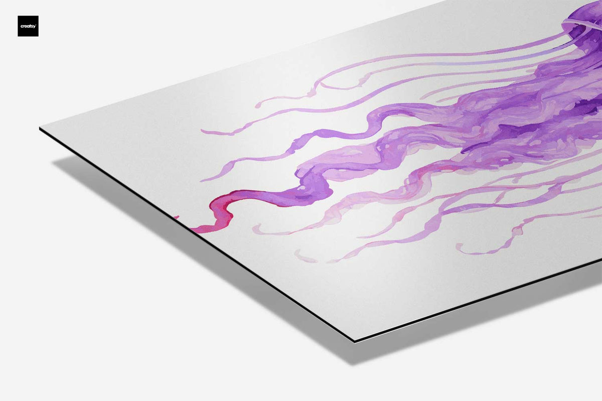 Dromerige Paarse Kwal – canvas kunstwerk als wanddecoratie