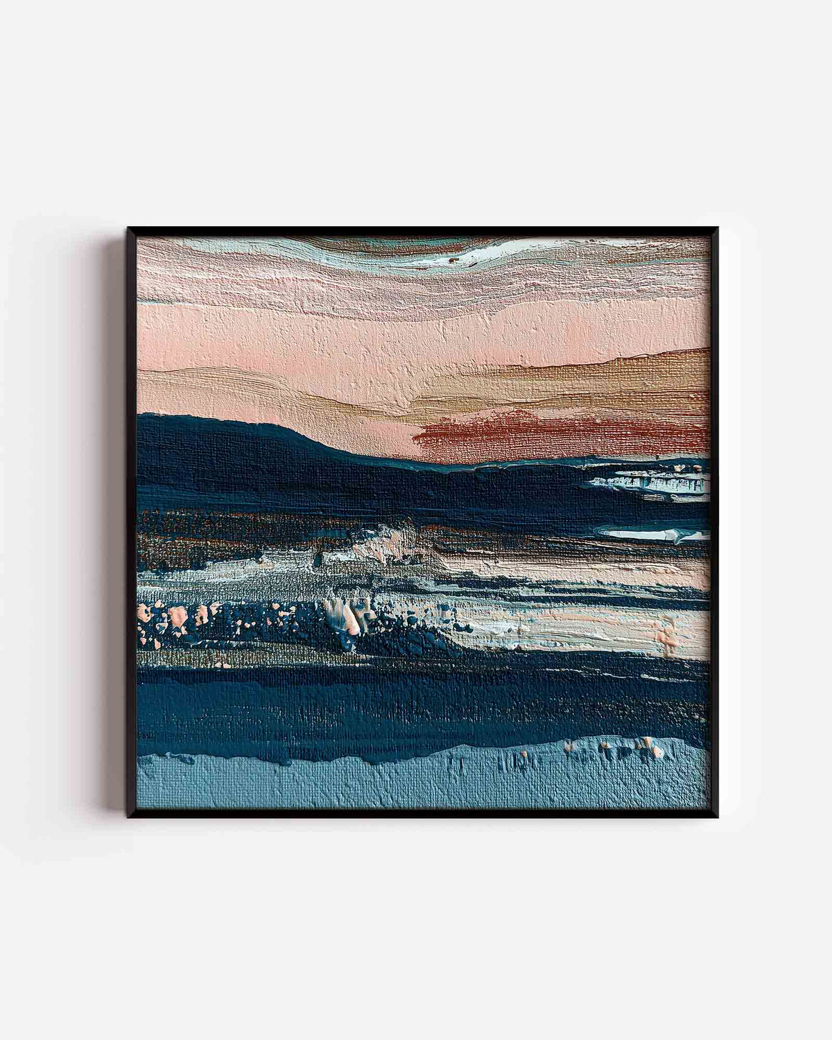 Abstracte lagen – abstracte vierkante poster als wanddecoratie
