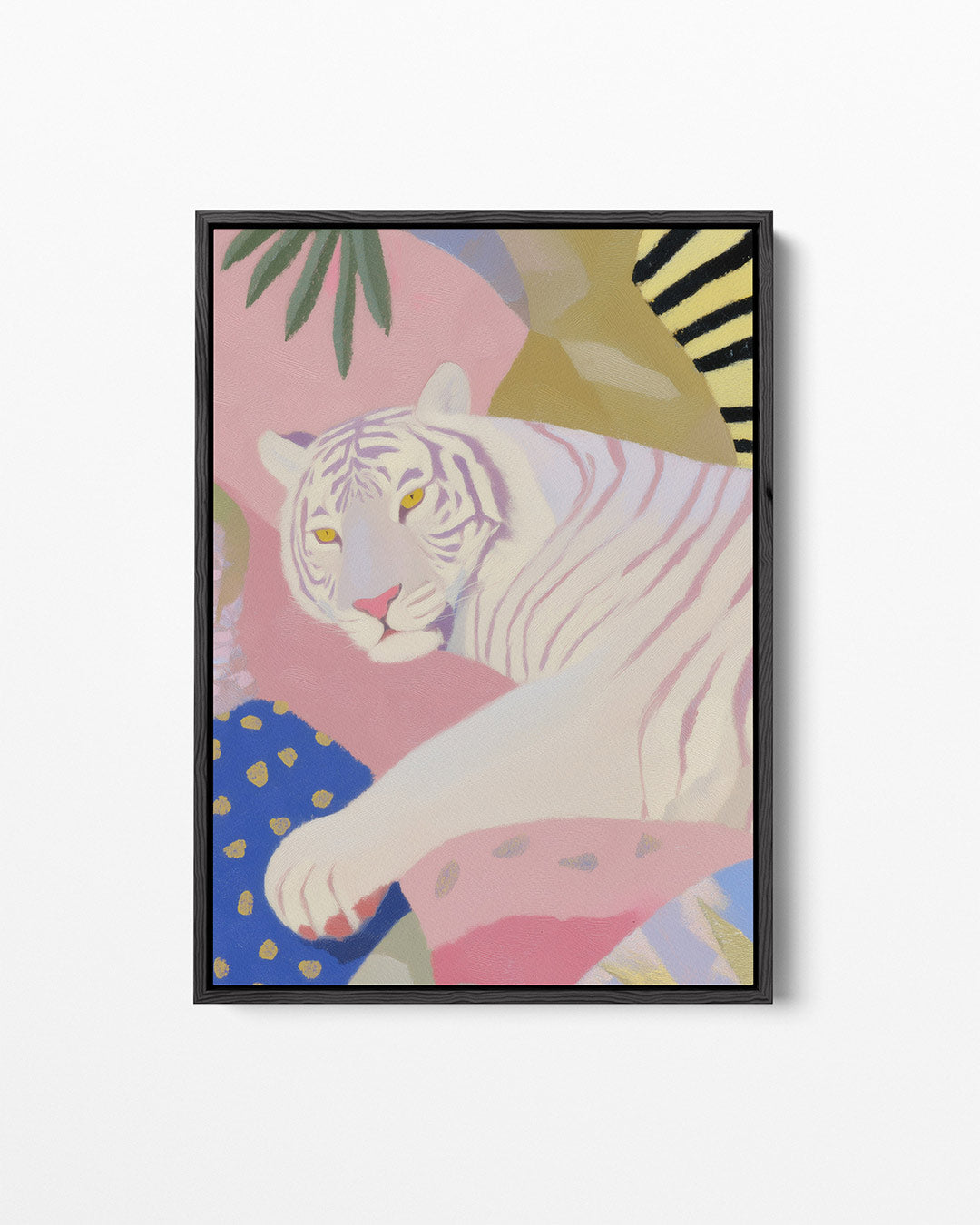 Dromerige tijger – staand wanddecoratie kunstwerk
