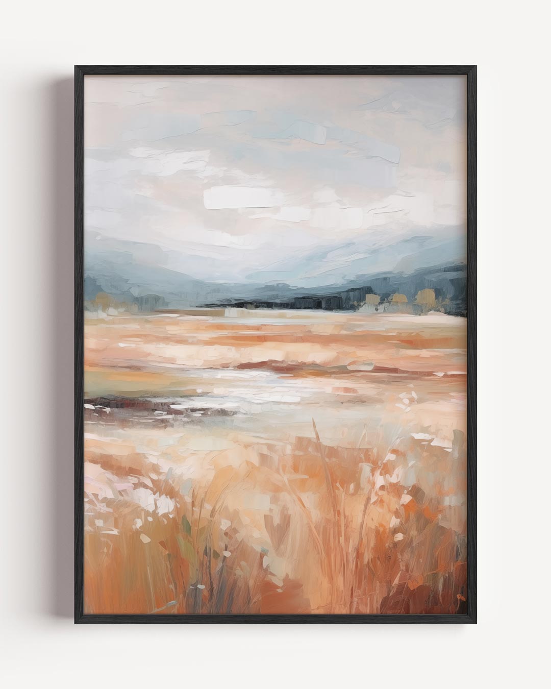 Dromerige Pastel Landschap – botanische portret poster als wanddecoratie