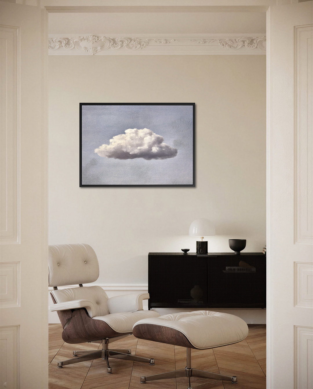 Dromerige wolk – liggende wanddecoratie