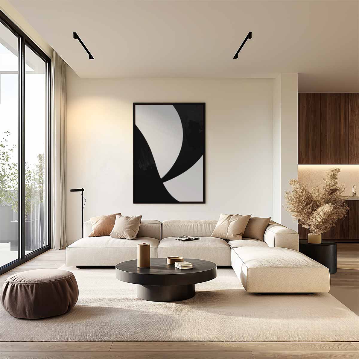Kracht van Contrast – plexiglas wanddecoratie in portret formaat