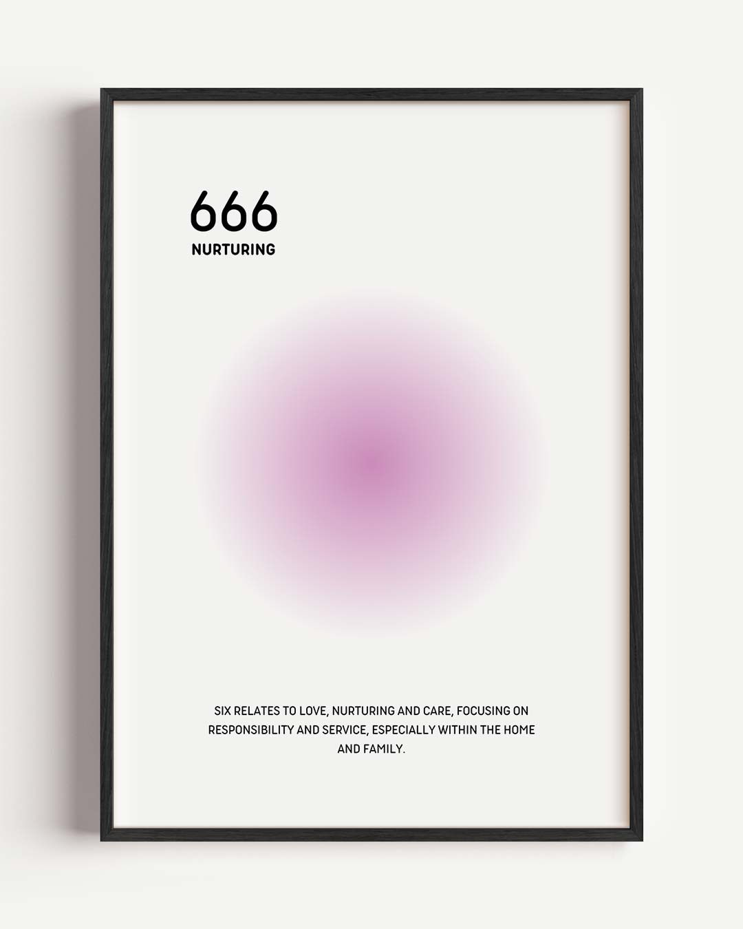 Zachte Verzorgende Energie – mindful portret poster als wanddecoratie