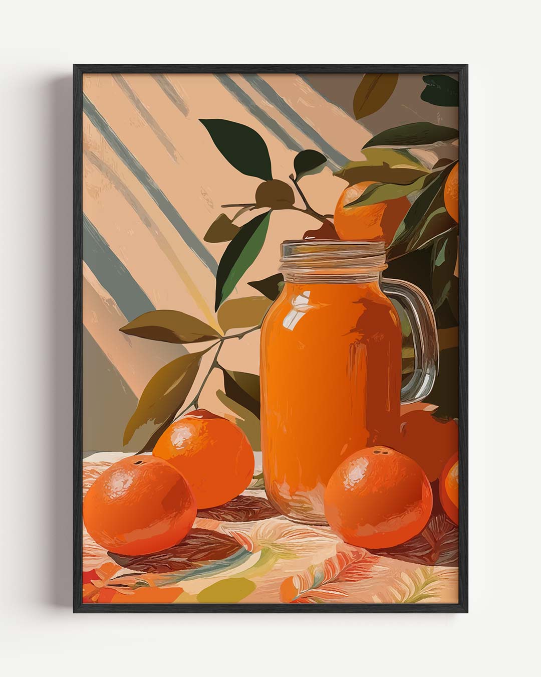 Mandarijn Droom – keuken portret poster als wanddecoratie
