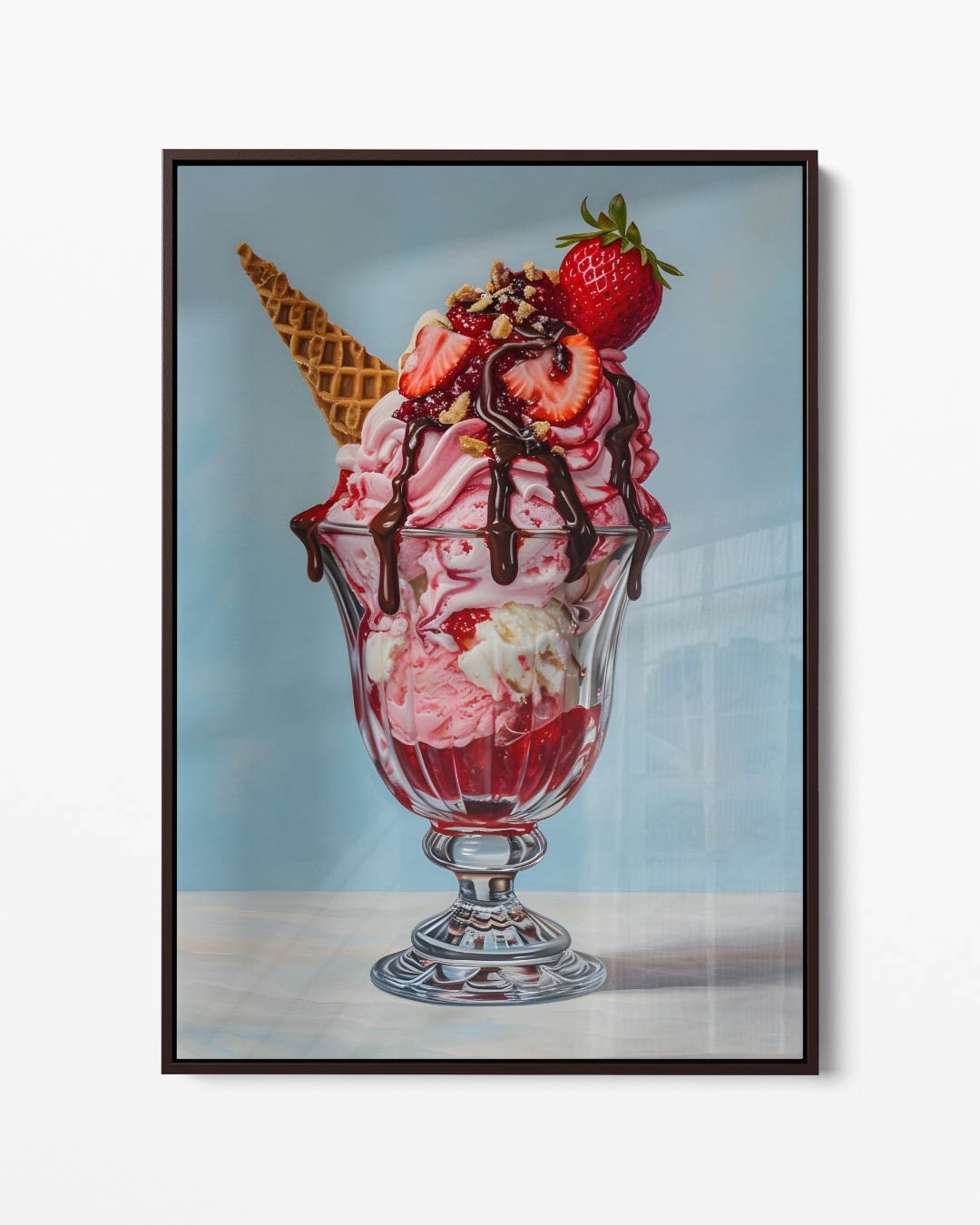Zoete Verleiding – portret kunstwerk als wanddecoratie