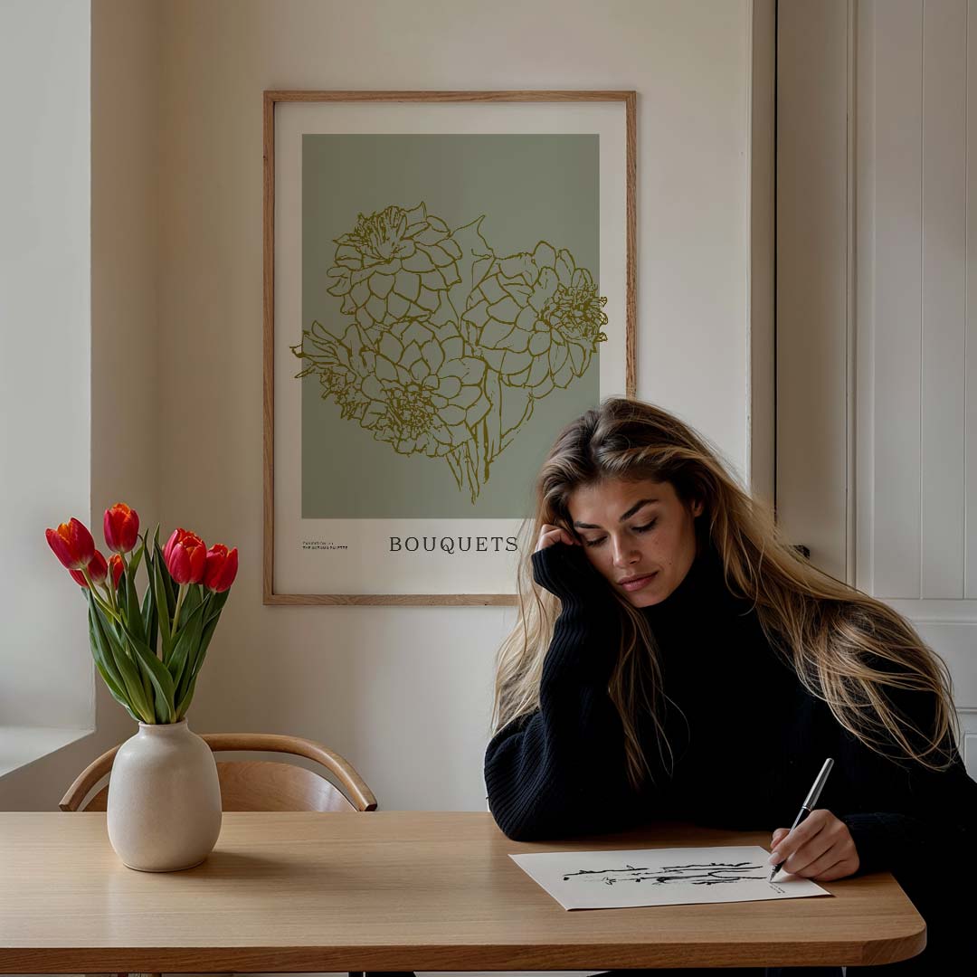 Bloemenpracht – bloemen poster in staand formaat