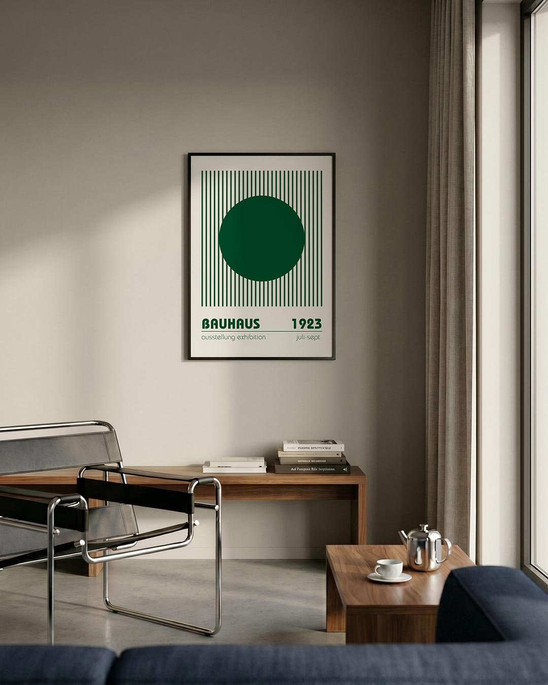 – geometrische poster in Bauhaus-stijl van WallArtistic