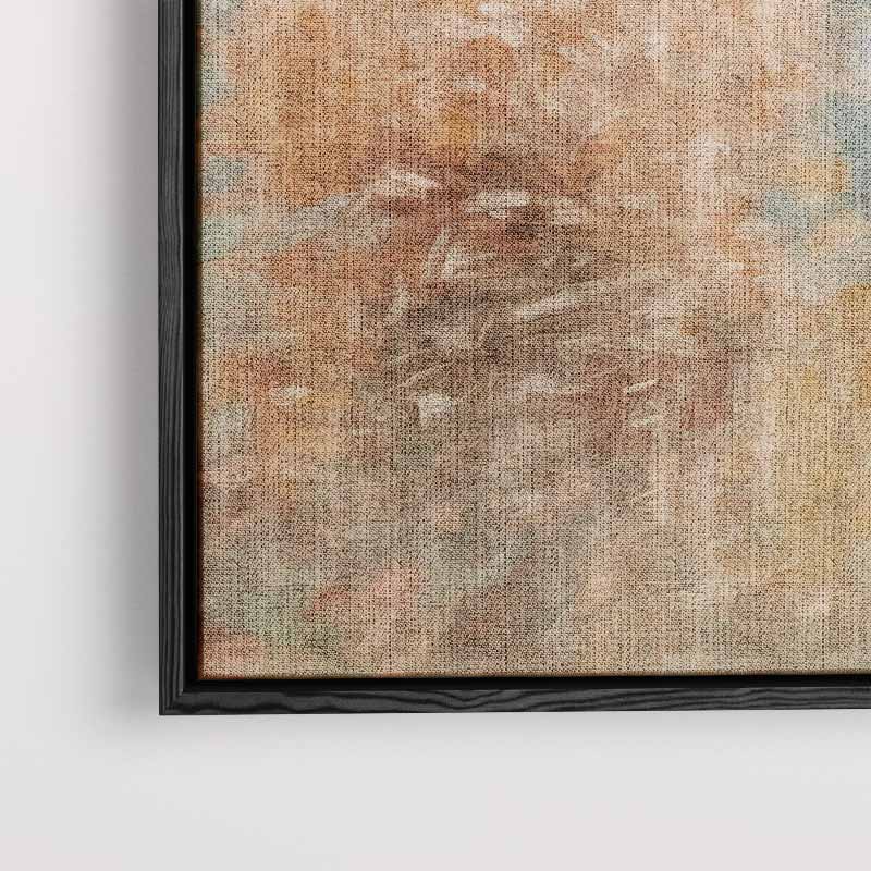 Zomers Veld in Pastel – staand kunstwerk voor modern interieur