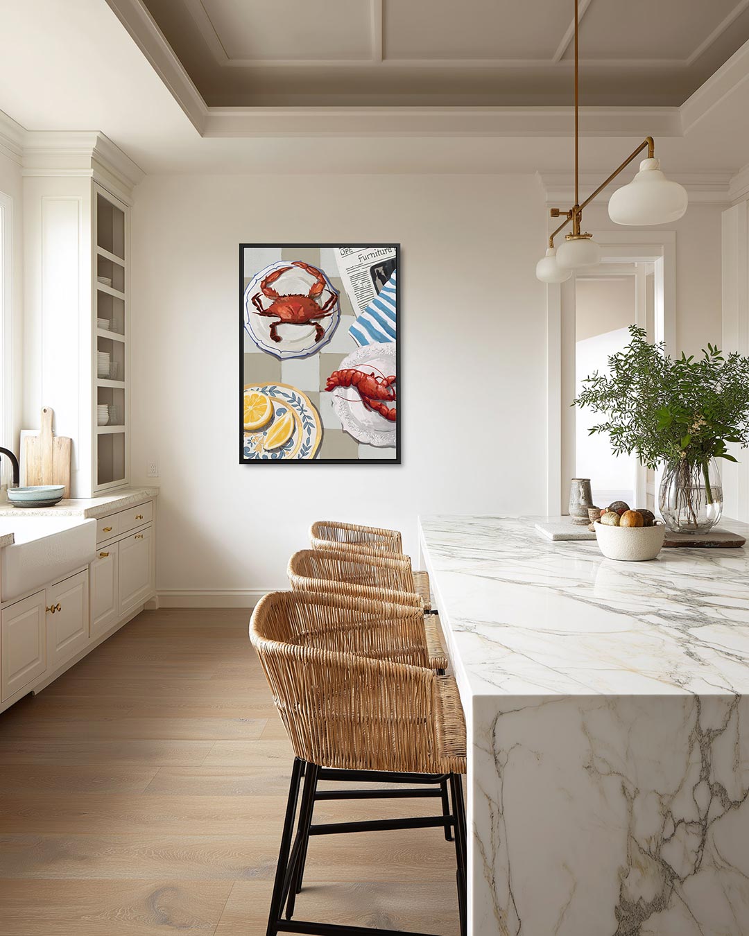 Maritieme tafereel – staand wanddecoratie kunstwerk
