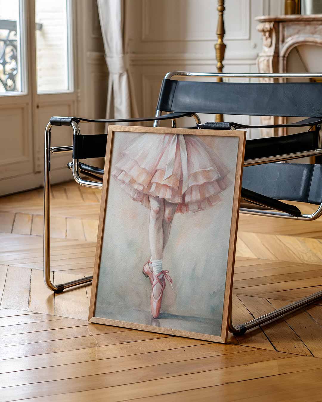 Elegante Balletschoonheid – staande muurposter voor Pasen