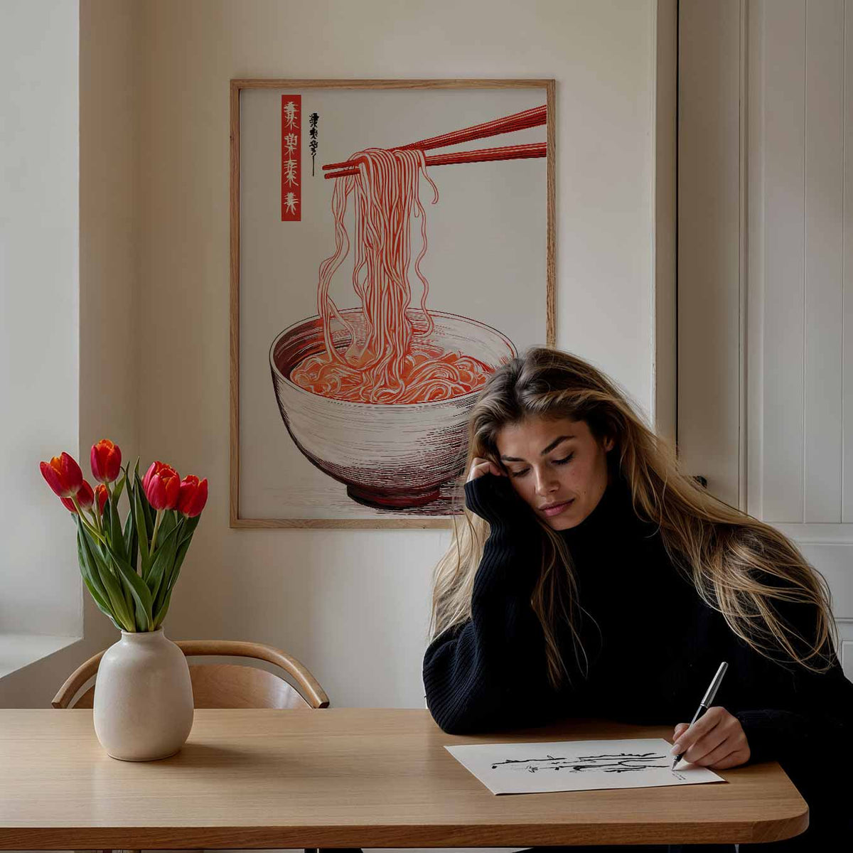 Aziatische Ramen Inspiratieposter – keuken portret poster, afbeelding 7