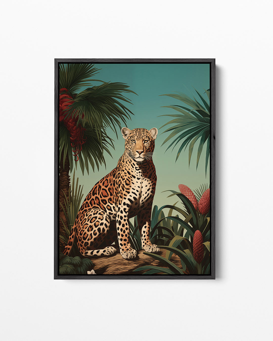 Tropische dierenwereld – staand wanddecoratie kunstwerk