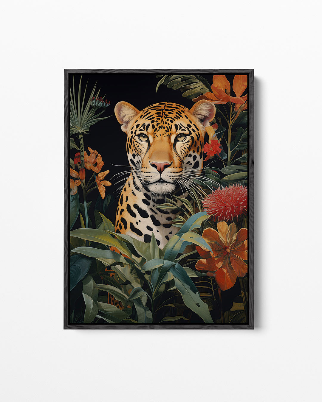 Dier in jungle – staand wanddecoratie kunstwerk