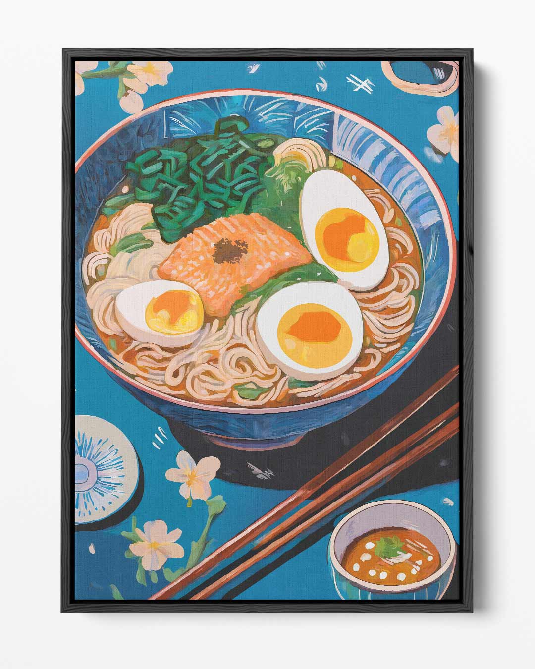 Kleurrijke Ramen Illustratie – portret kunstwerk als wanddecoratie