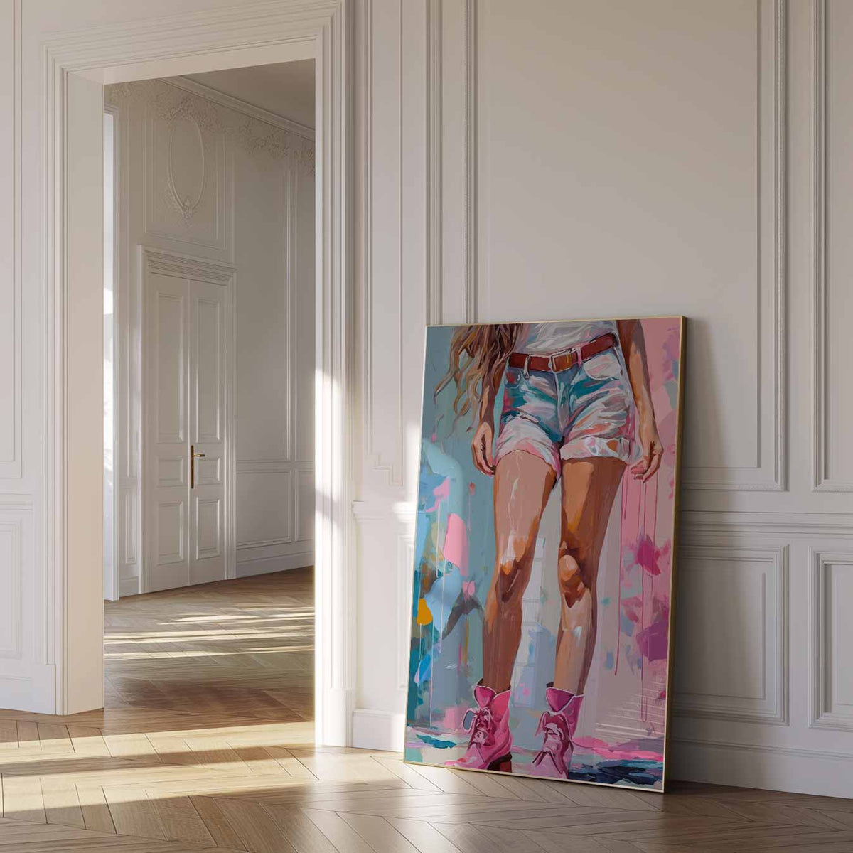 Stijlvolle Zomer Vibes – paas poster als vrolijke staande wanddecoratie