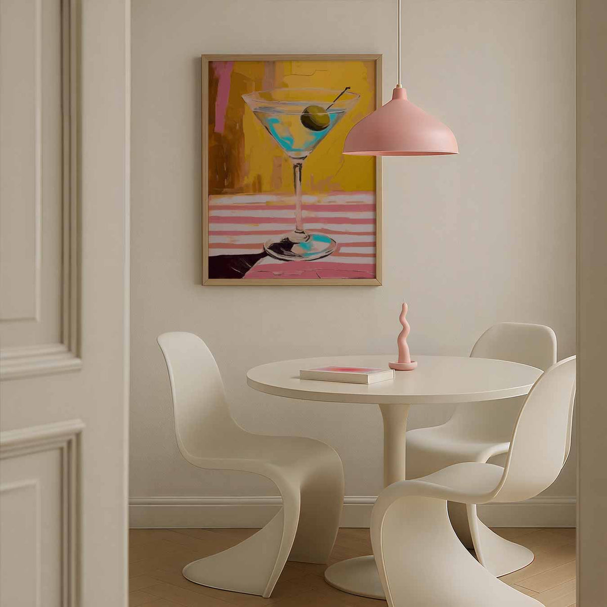 Stijlvolle Cocktail Kunst – zomerse poster in staand formaat