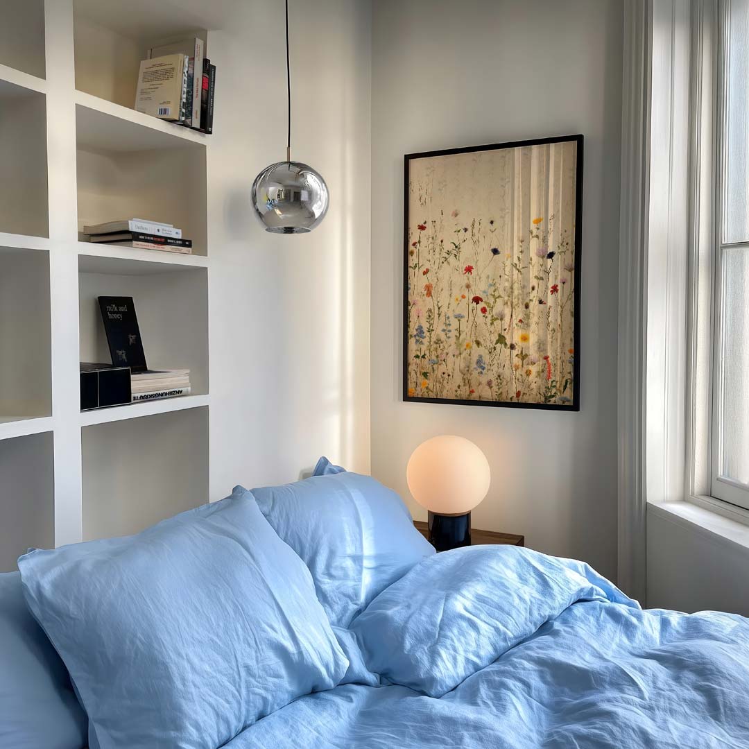 Bloemenparadijs – staande muurposter met bloemen