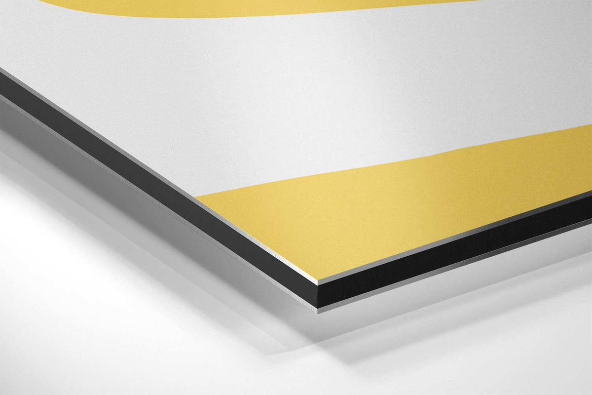 Zonnige Kronkelingen – canvas kunstwerk als wanddecoratie