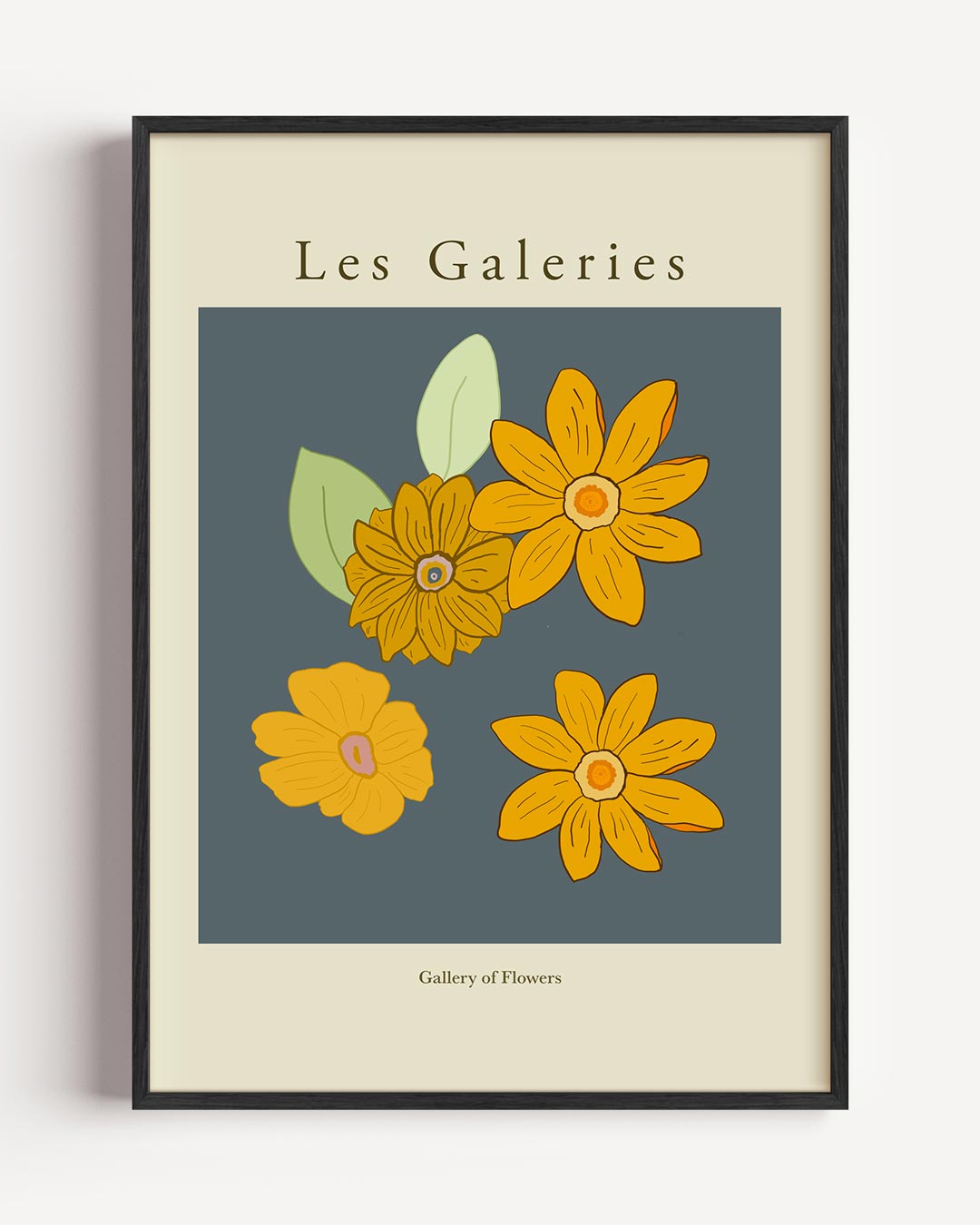 Bloemen Galerij – bloemen portret poster als wanddecoratie