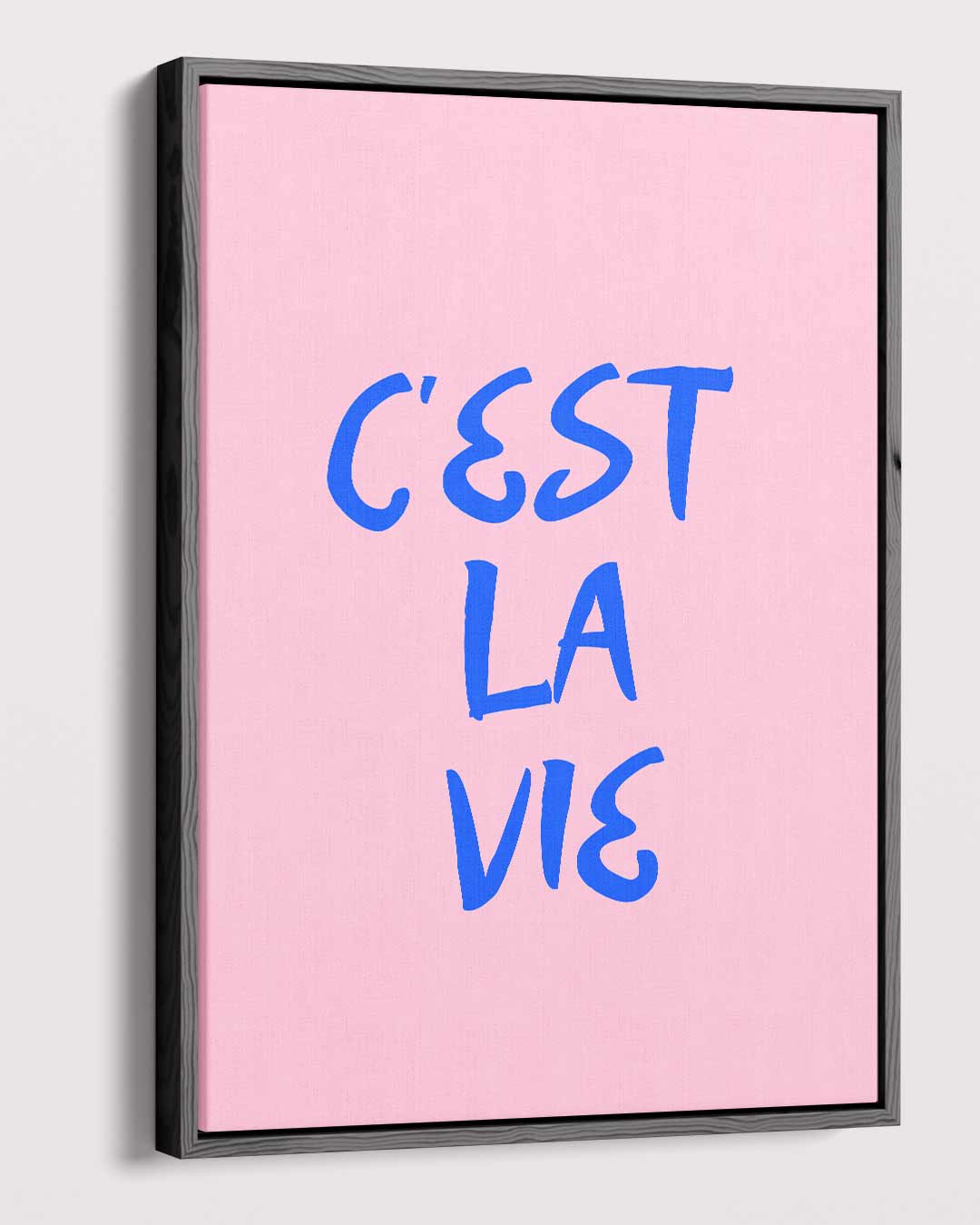 C'est La Vie Wanddecoratie – dibond kunstwerk als wanddecoratie