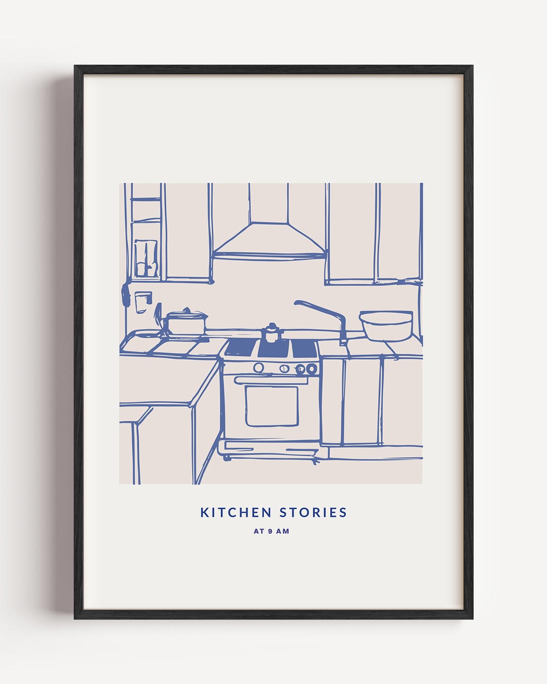 Kitchen Stories – keuken portret poster als wanddecoratie