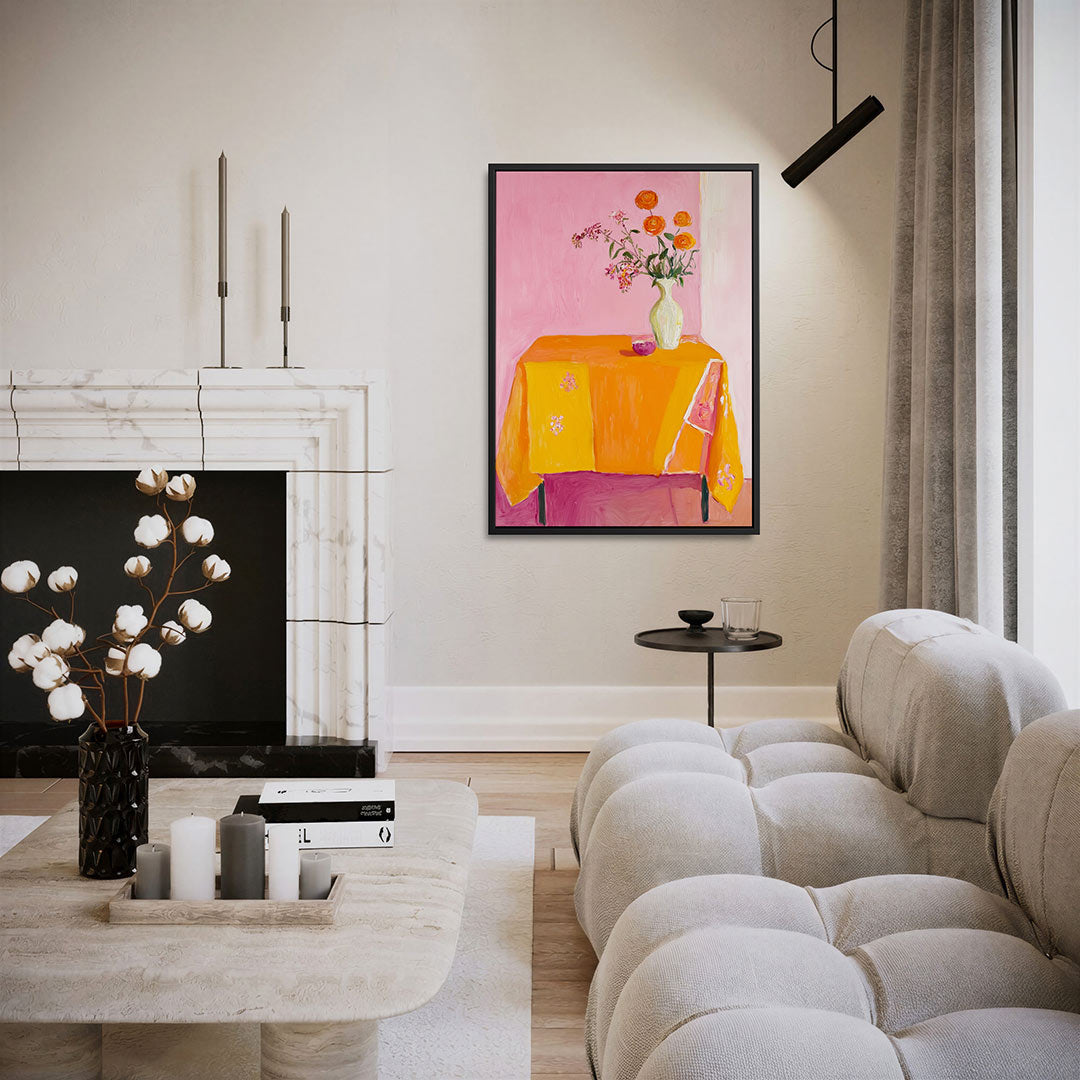 Tafelscene – staand wanddecoratie kunstwerk