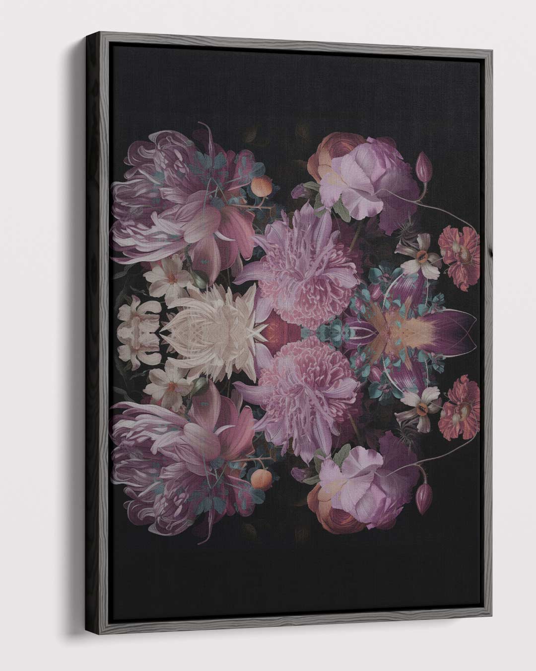 Bloemenpracht Symfonie – canvas wanddecoratie in portret formaat