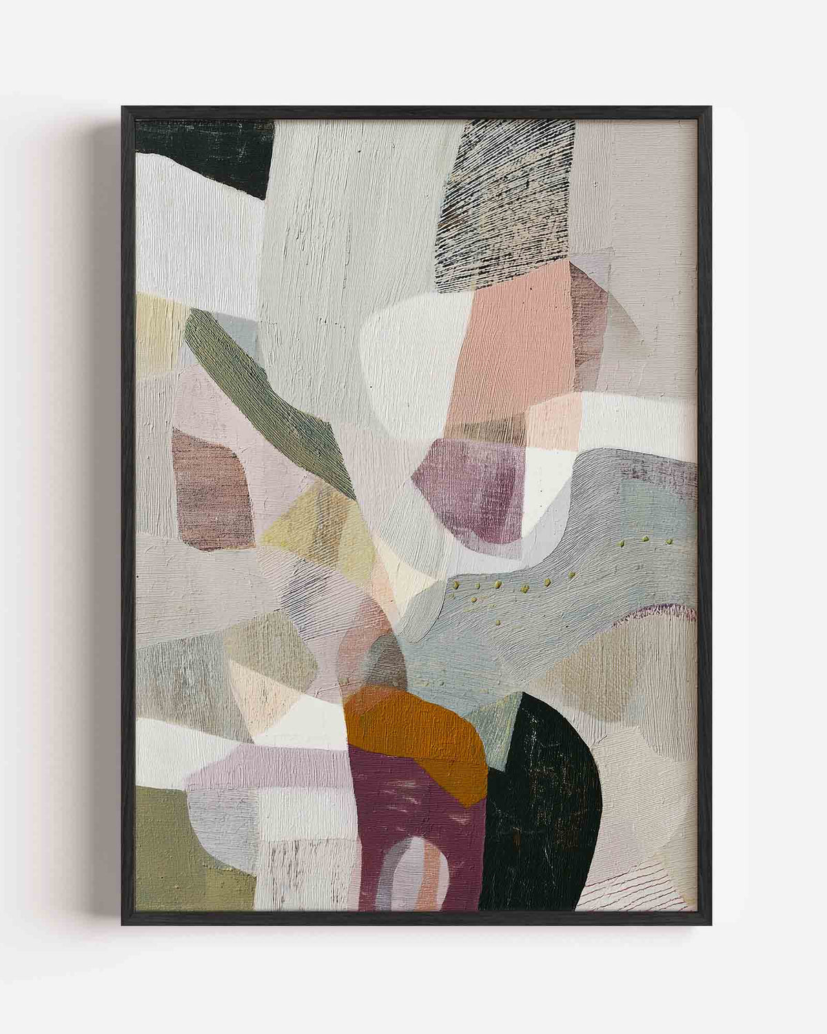Abstracte vormen – abstracte portret poster als wanddecoratie