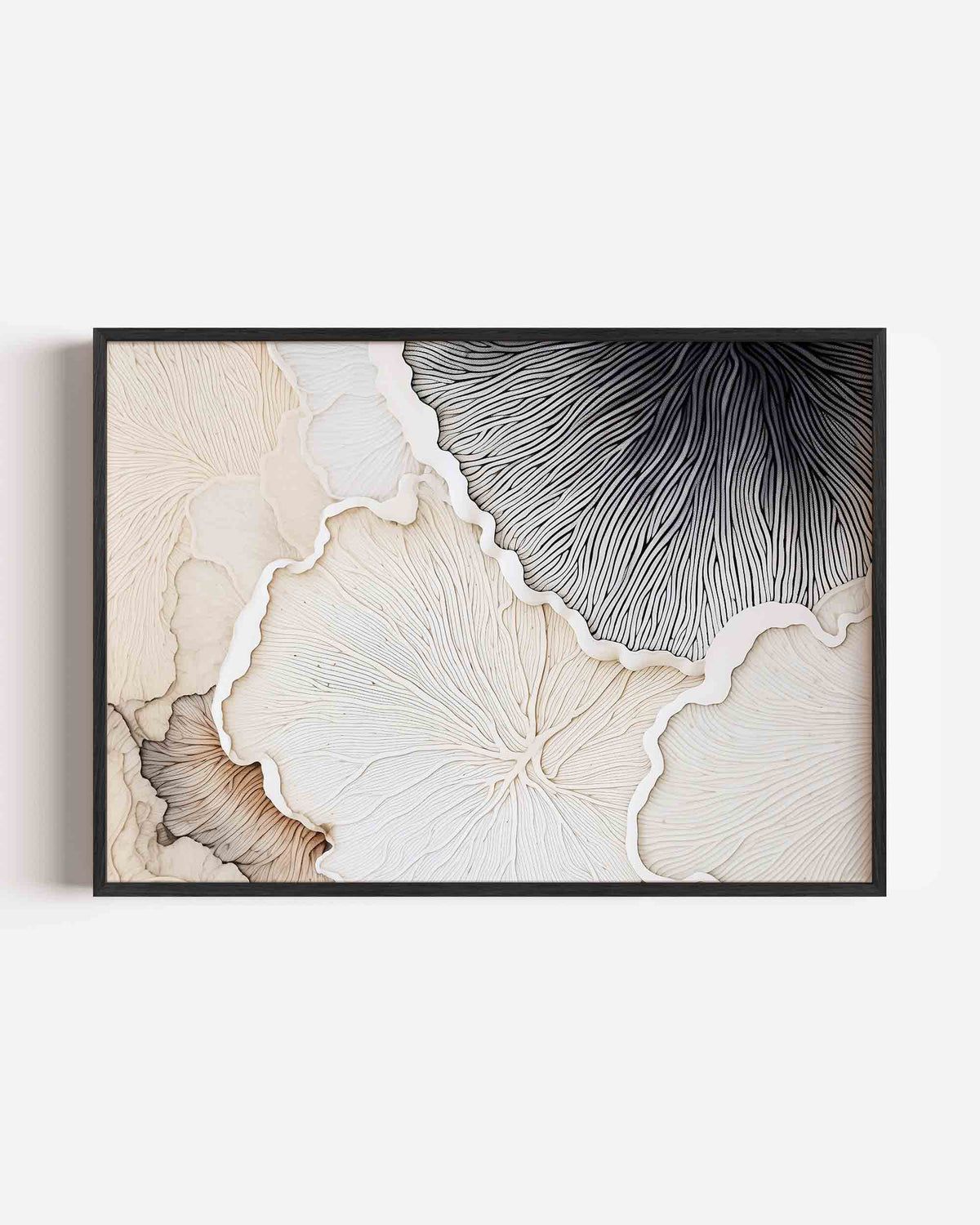 Organische vormen – abstracte landscape poster als wanddecoratie