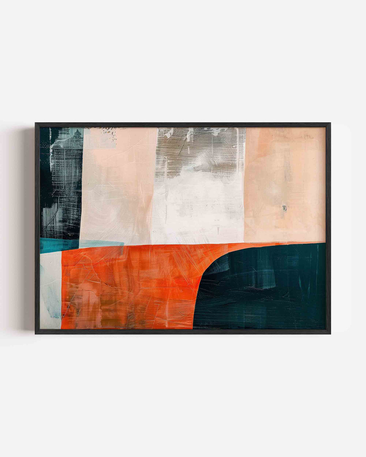 Abstracte vormen – abstracte landscape poster als wanddecoratie