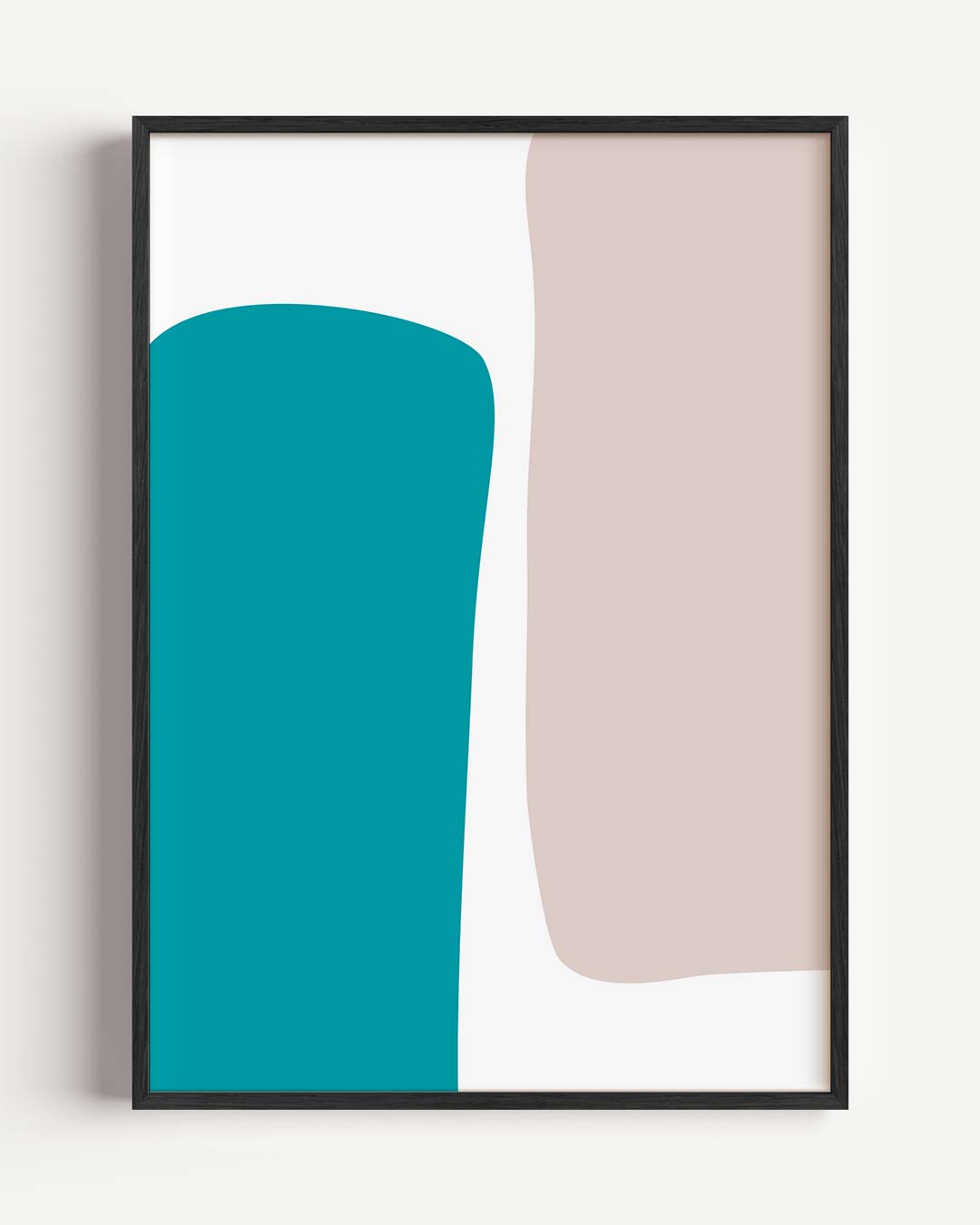 Abstracte Kleurenposter – kleurrijke abstracte portret poster als wanddecoratie