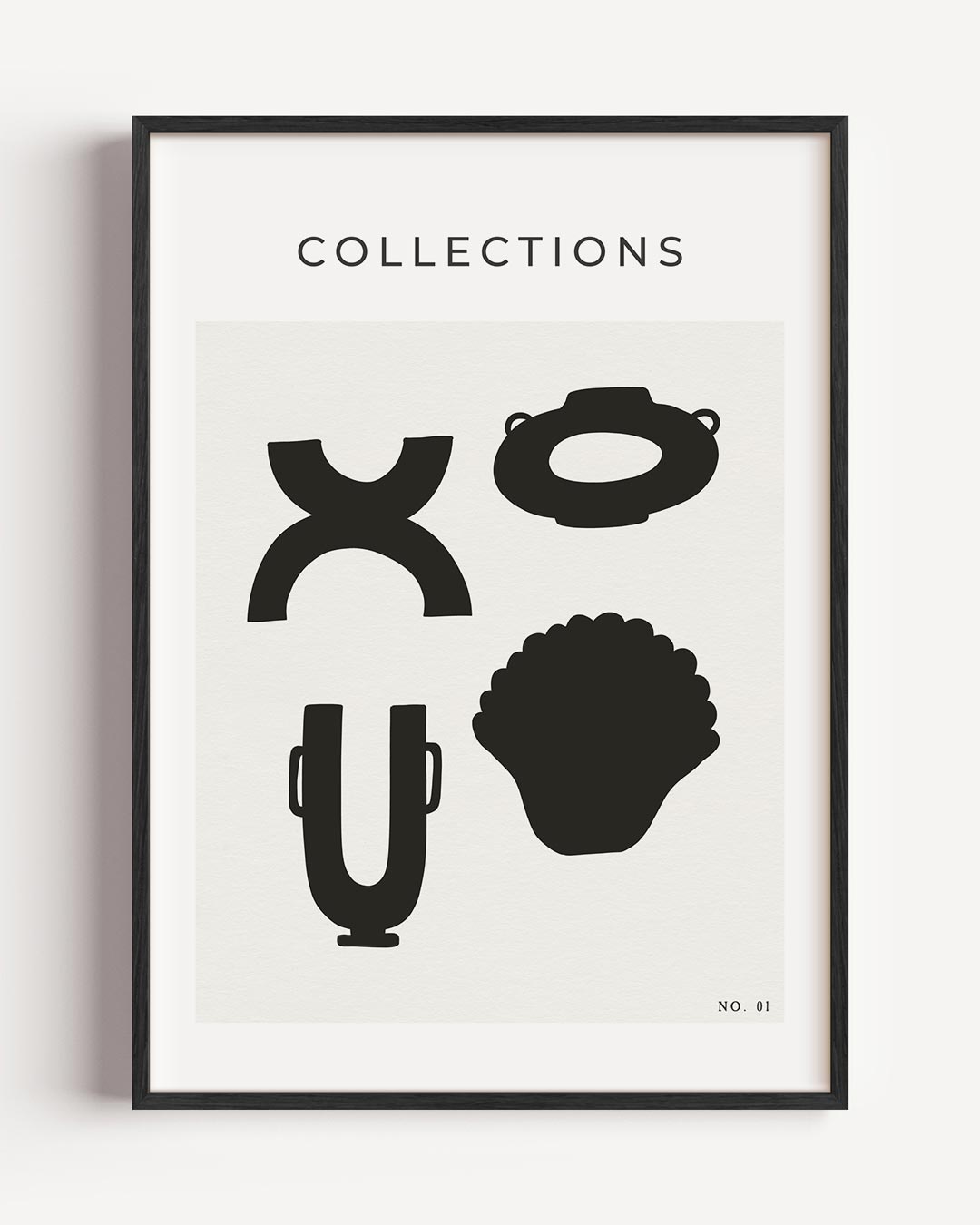 Abstracte Vormen Collectie – moderne portret poster als wanddecoratie