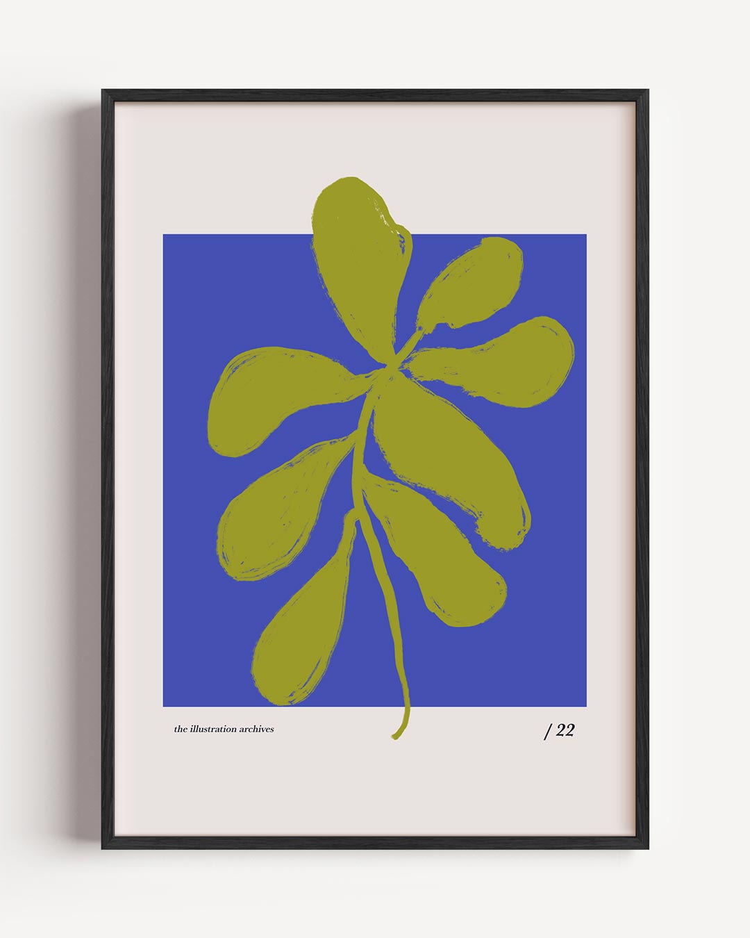 Flower Power – bloemen portret poster als wanddecoratie